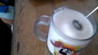 Aerolatte Review Frothing Cold Milk In Under 1 Minute [upl. by Kassab]