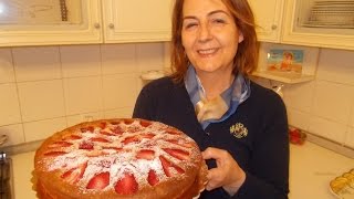 TORTA ALLE FRAGOLE 😍 Buona Delicata E Soffice [upl. by Stone]