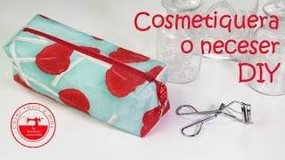 Cómo coser un neceser cosmetiquera o valisette cuadrados [upl. by Erehc]