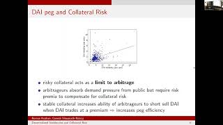 Decentralized Stablecoins and Collateral Risk [upl. by Ailerua617]