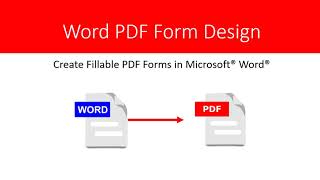 How to Create Fillable PDF Forms in Microsoft® Word®  2021 Tutorial [upl. by Atsirc]