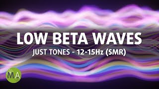 Low Beta Waves 1215Hz SMR Just Isochronic Tones [upl. by Cela]