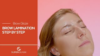 BROW LAMINATION STEP BY STEP TUTORIAL [upl. by Saihtam640]