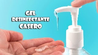 Gel Desinfectante Casero  Receta con sólo 4 Ingredientes [upl. by Kohn939]