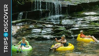 Go Mountain Tubing on North Carolinas Natural Lazy River [upl. by Labinnah83]