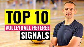 TOP 10 Volleyball Referee Signals You Should Know [upl. by Anzovin979]