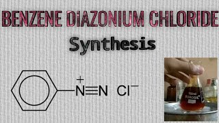 Benzene diazonium Chloride synthesis [upl. by Lang]