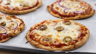 Pita Pizza Recipe  10 Minute Pizza Hack [upl. by Ailak842]