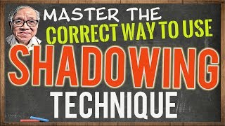 Shadowing Technique  Fast way to English Fluency [upl. by Mercola857]