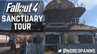 Fallout 4  Detailed Sanctuary Tour with commentary [upl. by Neraa]