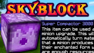 Solo Hypixel SkyBlock 25 Super Compactors for super profits [upl. by Ardnuhsed36]