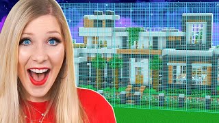 Minecraft House Battle But You Have to CHEAT ft Preston [upl. by Dorrie]