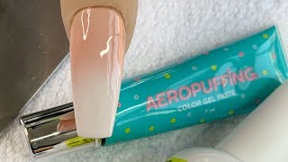 How to  EASIEST gel ombre method I have ever tired [upl. by Ardnikal161]