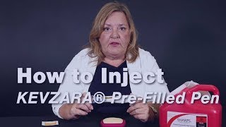 How to Inject KEVZARA PreFilled ButtonFree Syringe [upl. by Ridinger829]