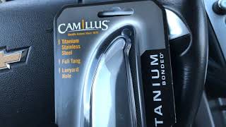 New Version Camillus Titanium Fixed Blade Knife Never Seen Walmart Knife [upl. by Gninnahc]