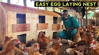 Making the EASIEST Egg LAYING NESTS for Chickens [upl. by Eldnek]