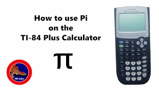 How to use Pi on the TI84 Plus Calculator [upl. by Drofnats]