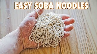 How to Make Easy Handmade Soba Noodles [upl. by Gilberto]