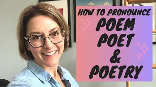 Learn to Pronounce POEM POET POETRY  American English Pronunciation Lesson learnenglish [upl. by Malik]