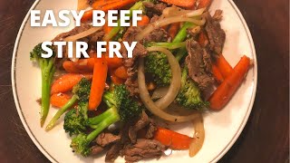 Easy Beef Stir Fry with Vegetables  Beef Stir Fry Recipe [upl. by Ainoz992]