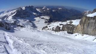 Freeride Mt Titlis Engelberg  Part 2  Glacier [upl. by Jael]