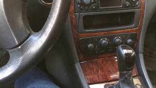 MercedesBenz W203 Secret function button [upl. by Anerak]