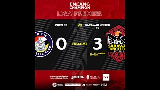 HIGHLIGHTS PDRM FC vs SARAWAK UNITED FC  27082021 [upl. by Orvie]