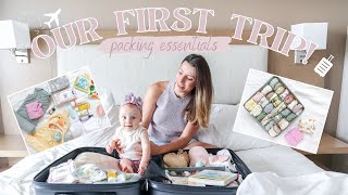 PACKING FOR OUR FIRST FAMILY TRIP  Travel Essential MustHaves  What To Bring [upl. by Cyndi]