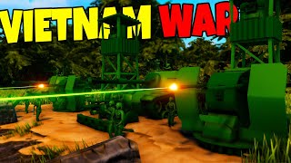 Green Army Men VIETNAM WAR Defense  Attack on Toys Battle Simulator [upl. by Aloibaf290]